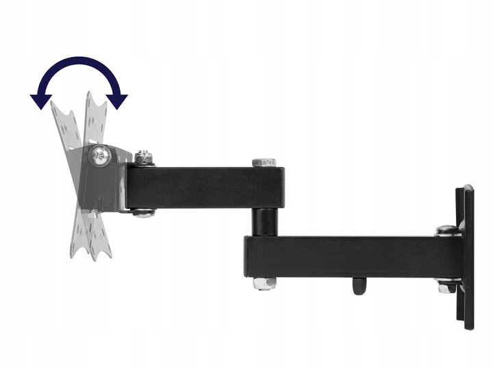MOCNY UCHWYT ŚCIENNY OBROTOWY WIESZAK DO TV MONITORA 10-32" CALE VESA