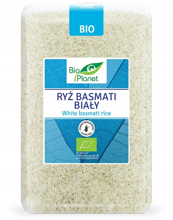 Ryż basmati biały bezglutenowy BIO 2 kg Bio Planet