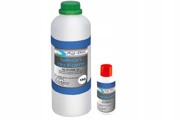 SILIKON FORMIERSKI DO FORM PROFESJONALNY 1KG SILIKON ODLEWNICZY 25 SH