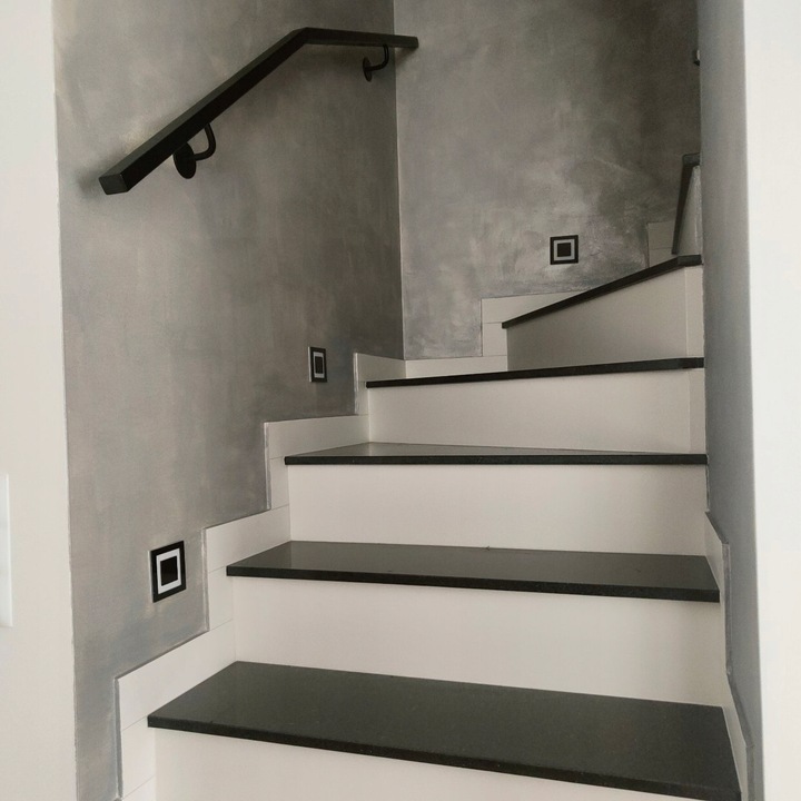 Oprawa LAMPKA schodowa LED 230V oświetlenie schodowe CZARNA Neutralna