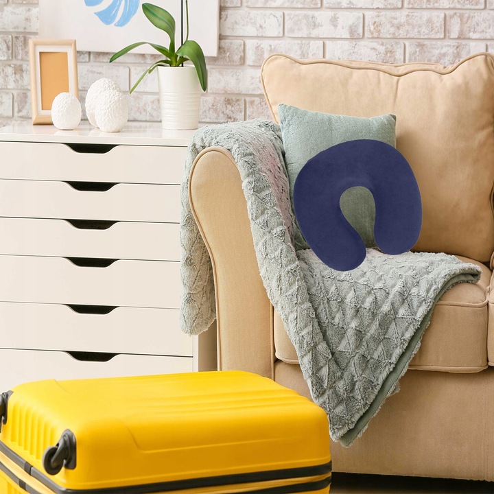 Poduszka Podróżna Turystyczna do Samolotu Zagłówek pod Głowę do Auta