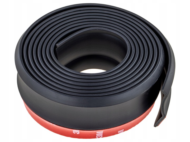 UNIWERSALNA dokładka zderzaka przedniego spoiler GUMOWA 2,5m SPOJLER OSŁONA