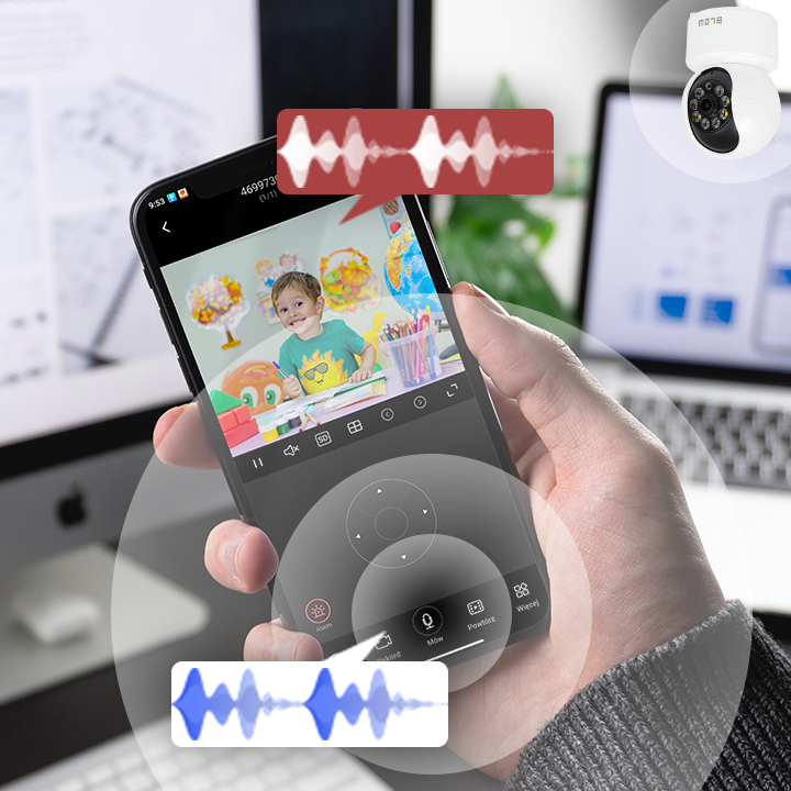 KAMERA WIFI WEWNĘTRZNA OBROTOWA ŻARÓWKA GWINT E27 IP 3MP TUYA