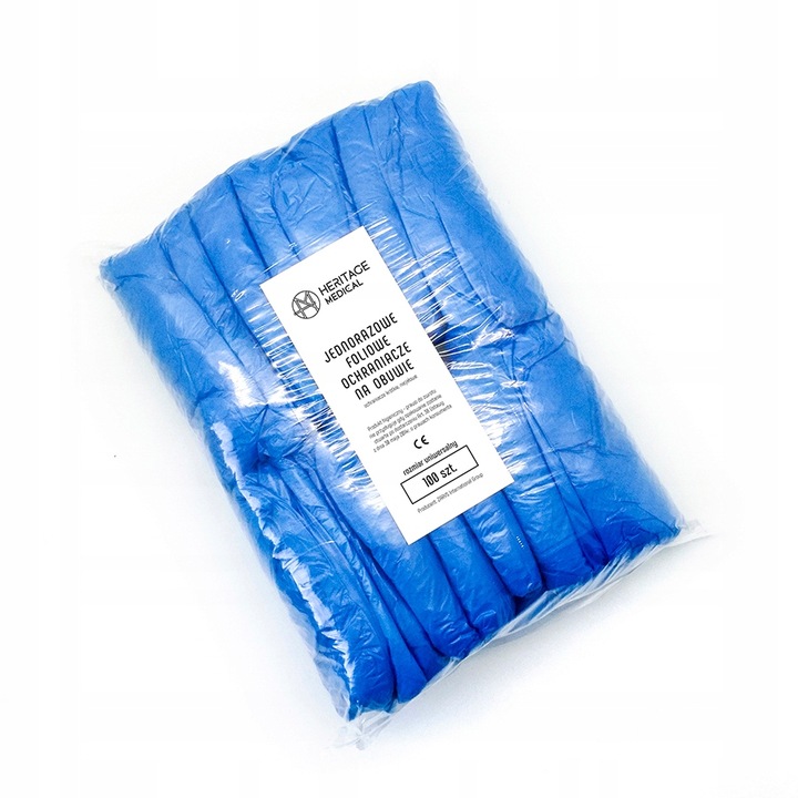 Jednorazowe worki ochraniacze na buty ZARYS / 500 szt. (250 par)