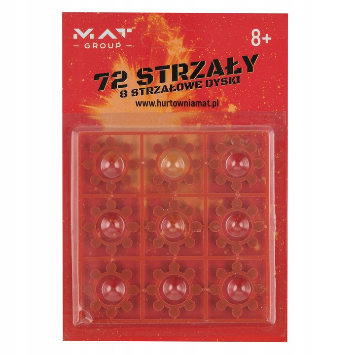 PISTOLET NA KAPISZONY SPŁONKĘ HUKOWY GRATIS SPŁONKA 24 x 72 1728 STRZAŁÓW