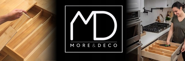 Przegrody do szuflad rozsuwane bambusowe organizer separator