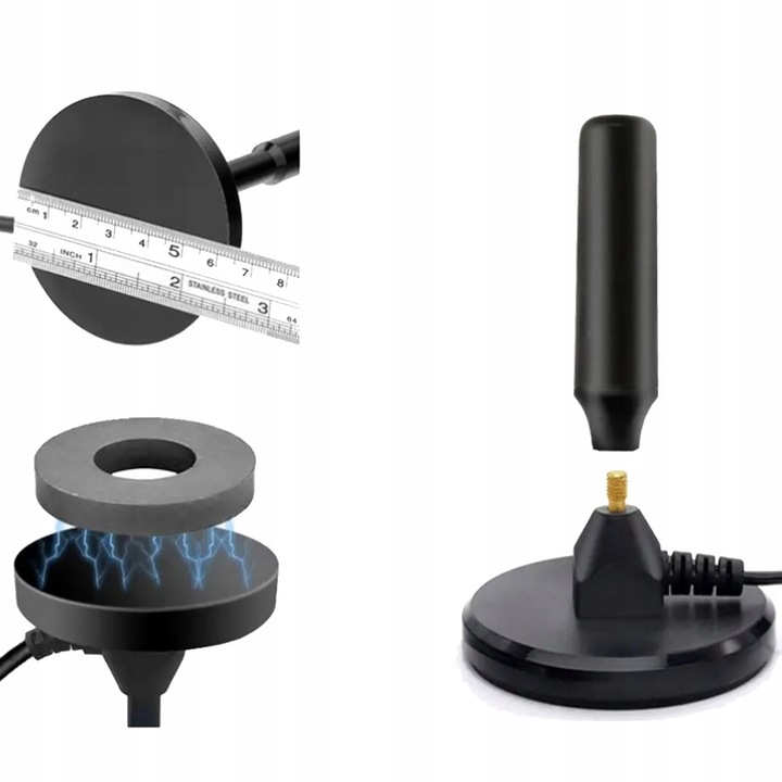 Antena Telewizyjna DVB-T 2 Cyfrowa Do TV PC Pasywna Pokojowa