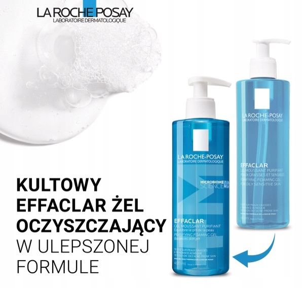 La Roche-Posay Effaclar żel oczyszczający 400 ml