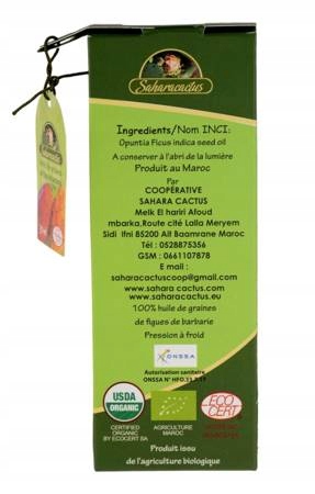 BIO Olej z Opuncji Premium - Odmładzanie Skóry Anti-Aging (pompka) 30ml