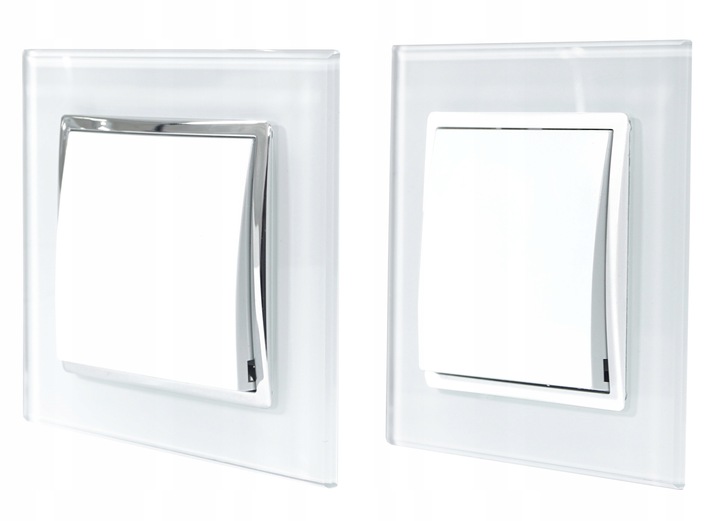 GNIAZDO GNIAZDKO SZKLANE POJEDYNCZE PODTYNKOWE BOLCEM BIAŁE USB C PREMIUM