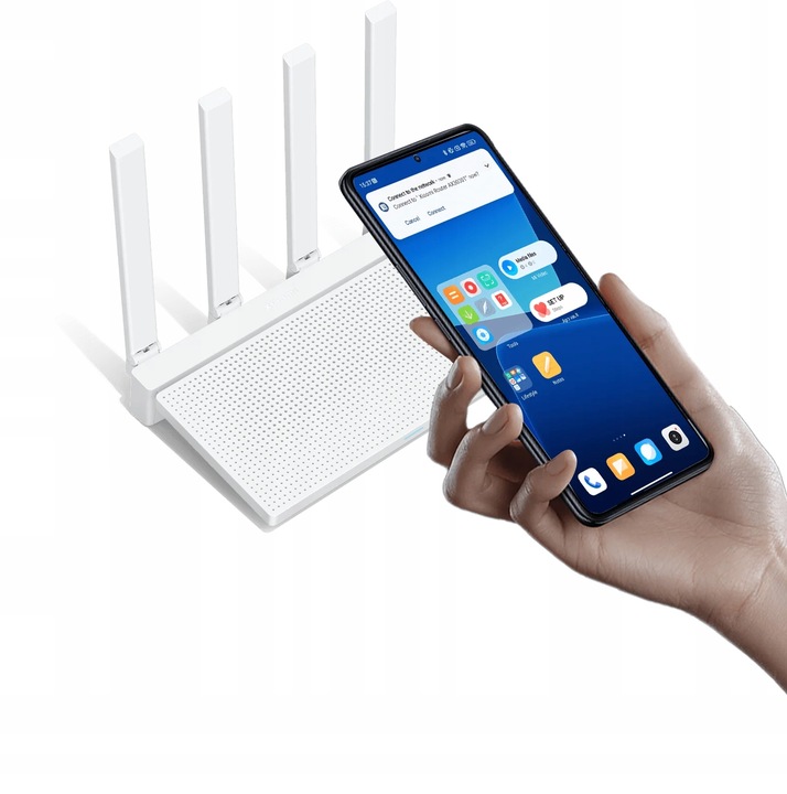 ROUTER Bezprzewodowy XIAOMI AX3000T 802.11a/b/g/n/ac/ax 802.3/3u/3ab MESH
