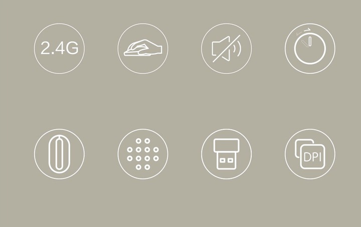 Xiaomi MWMM01 bezprzewodowa mysz USB + Bluetooth myszka 2w1 cicha OBURĘCZNA