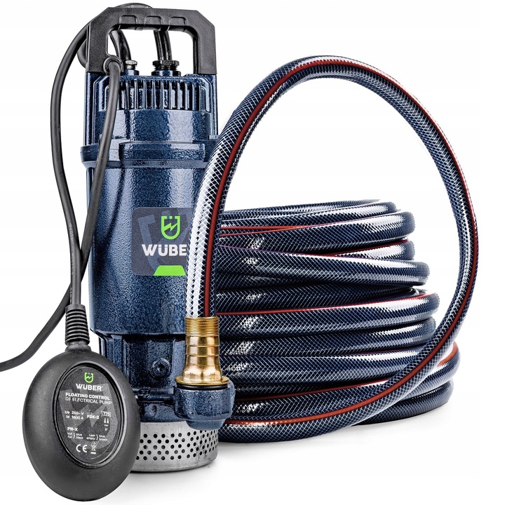 POMPA Z PŁYWAKIEM ZATAPIALNA Z SITEM DO WODY BRUDNEJ CZYSTEJ