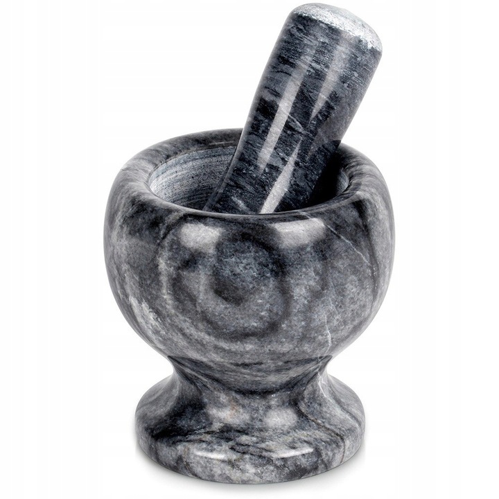 Moździerz KAMIENNY GRANITOWY kuchenny do ucierania przypraw z