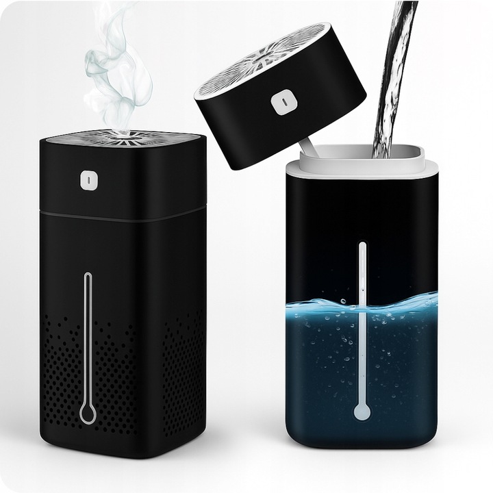 MINI KAMERA WIFI SZPIEGOWSKA W NAWILŻACZU CZUJNIK RUCHU PODGLĄD NA