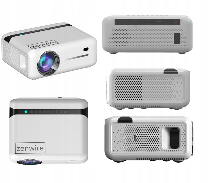 Mini Projektor do Telefonu Smartfona Przenośny Mały Rzutnik Android WiFi 4K