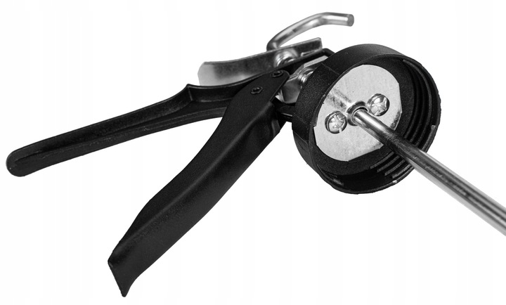 PISTOLET WYCISKACZ do SILIKONU Uszczelniaczy Mas 600ml WYTRZYMAŁY