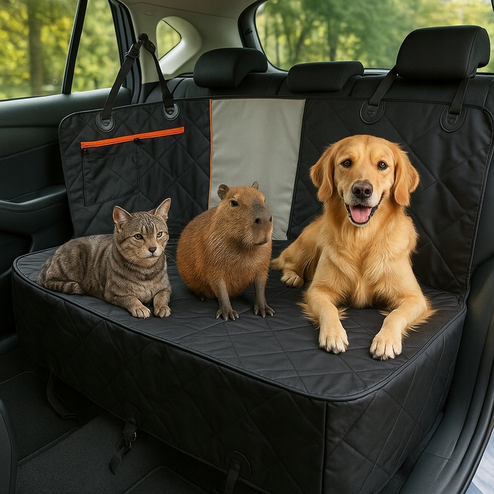 MATA SAMOCHODOWA DLA PSA OCHRONNA POKROWIEC NA FOTELE TRANSPORTER DO AUTA