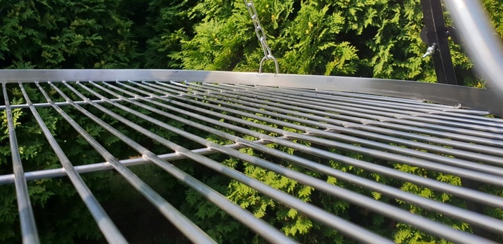 GRILL TRÓJNÓG OGRODOWY OGNISKOWY 191 STOJAK I RUSZT NAD OGNISKO