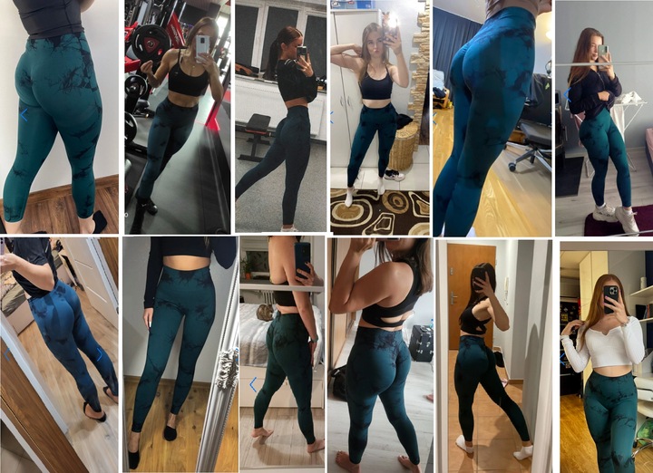 MAKSYMALNIE POWIĘKSZAJĄCE LEGGINSY PUSH UP GYM S
