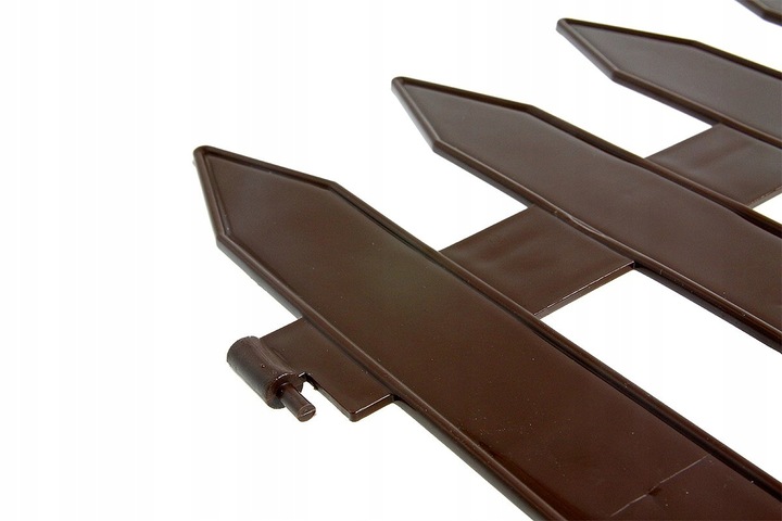 Płotek Palisada Ogrodowa 3,2m IPŁSU Brązowa