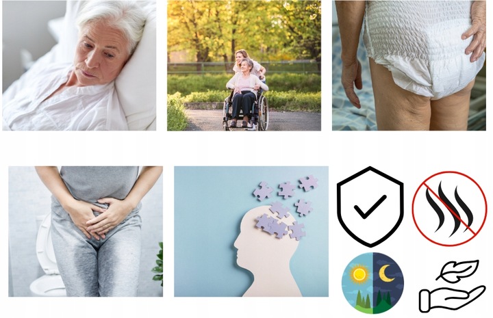 Majtki chłonne TENA Pants Maxi XL bielizna dla dorosłych, otyłych b.chłonne