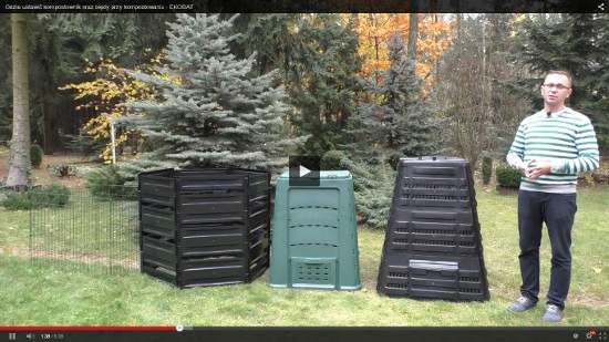 KOMPOSTOWNIK ECOSMART 1000L CZARNY Nowy Model