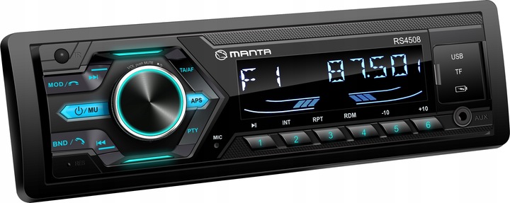 RADIO SAMOCHODOWE RADIOODTWARZACZ BLUETOOTH PILOT USB MP3 SD RDS