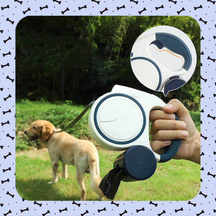 SMYCZ DLA PSA DŁUGA AUTOMATYCZNA BLOKADA ODBLASK POJEMNIK NA WOREK