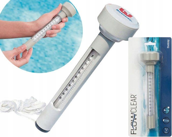 PŁYWAJĄCY TERMOMETR BASENOWY DO WODY BASENU JACUZZI SPA BESTWAY BASEN