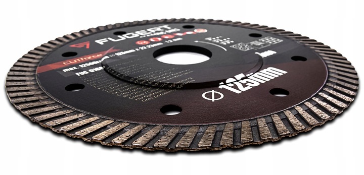 TARCZA DIAMENTOWA DO CIĘCIA GRESU PŁYTEK CERAMIKI 125 MM PRECYZYJNA