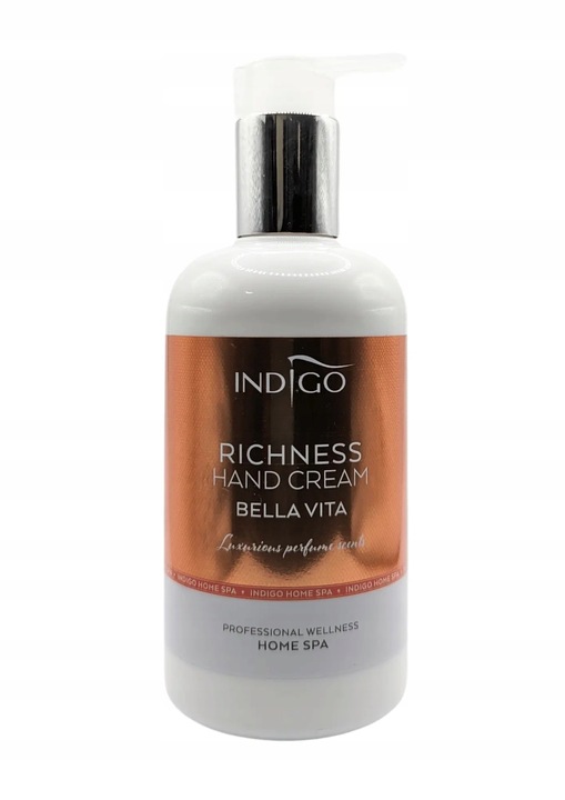 Krem do Rąk Perfumowany Odżywczy Regeneruje Nawilża Bella Vita 300ml Indigo