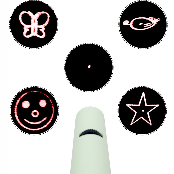 PROJEKTOR LASEROWY WSKAŹNIK LASEROWY LATARKA 3W1