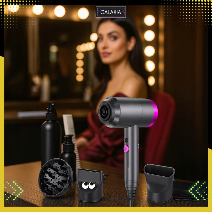 SUSZARKA DO WŁOSÓW Z JONIZACJĄ DYFUZOREM Jonizacja PROFESJONALNA MOCNA