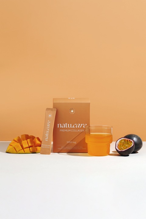 Kolagen Na stawy Rybi Do Picia w Proszku Natu Care 5000 mg Mango-Marakuja