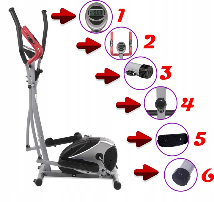 TRENAŻER ELIPTYCZNY MAGNETYCZNY CODEN CF700 ROWER