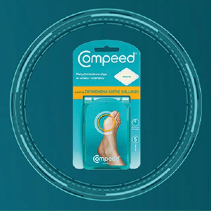 COMPEED plastry na halluksy 5 szt x3