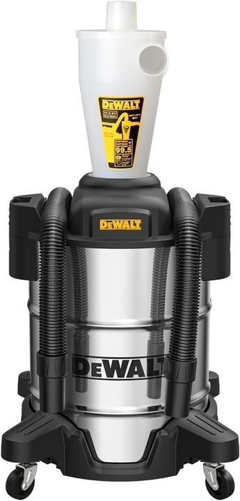 SEPARATOR PYŁU CYKLONOWY ODPYLACZ DeWALT DXVCS003 38L SUCHO MOKRO INOX
