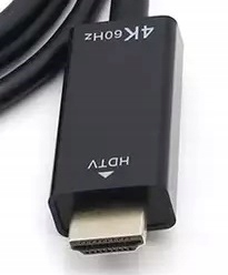 KABEL DISPLAY PORT DO HDMI 2.0 DP ADAPTER PRZEJŚCIÓWKA 4K/60Hz 1,8M PAWONIK