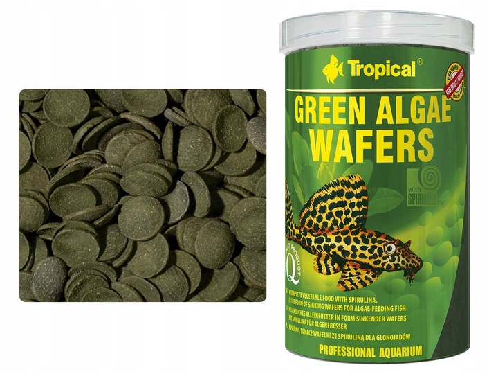 TROPICAL GREEN ALGAE WAFERS 1000ml KARMA GLONOJAD