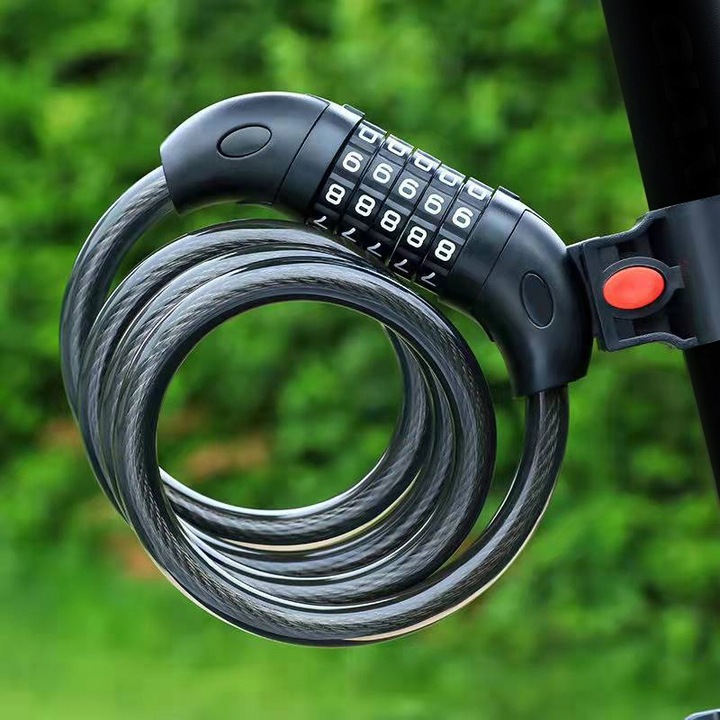 BLOKADA do ROWERU NA SZYFR KOD ZAPIĘCIE na ROWER zabezpieczenie kłódka
