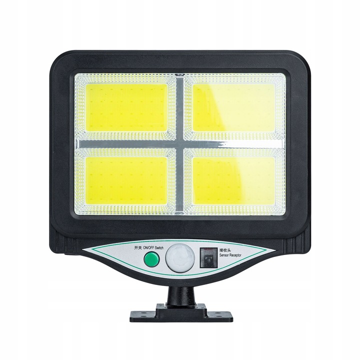 LAMPA SOLARNA Z CZUJNIKIEM RUCHU ZMIERZCHU COB LED