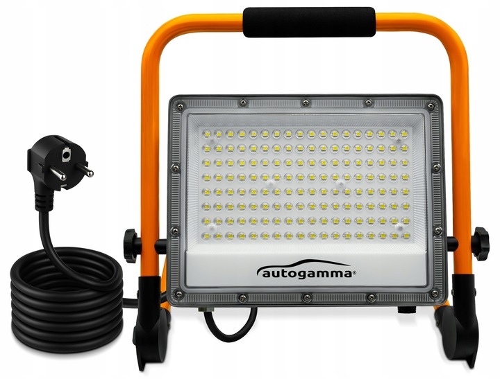 Halogen LED Naświetlacz Lampa 100W 10000LM 4000K Oświetlenie Garaż