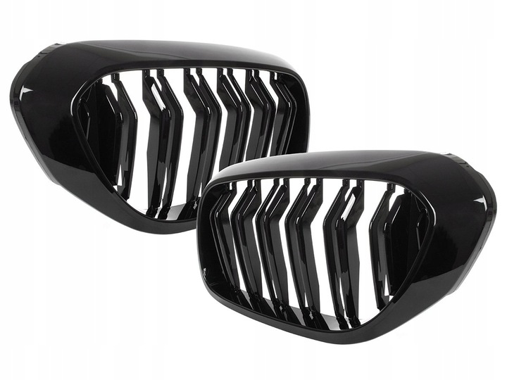 Grill Atrapa Nerki Czarny Połysk 2 szt BMW 5 G30 G31 Przedlift Pakiet M5
