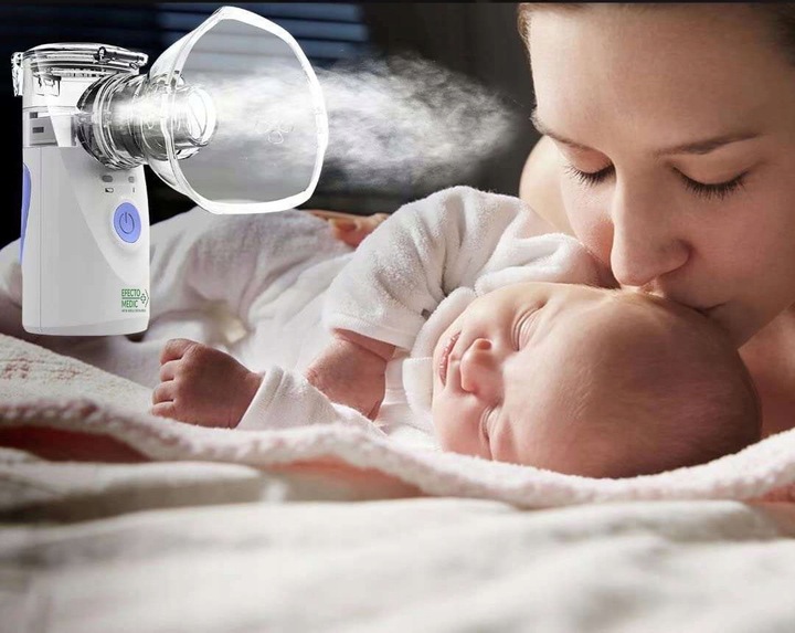 INHALATOR NEBULIZATOR Siateczkowy DLA DZIECI DOROSŁYCH przenośny CICHY MPRO