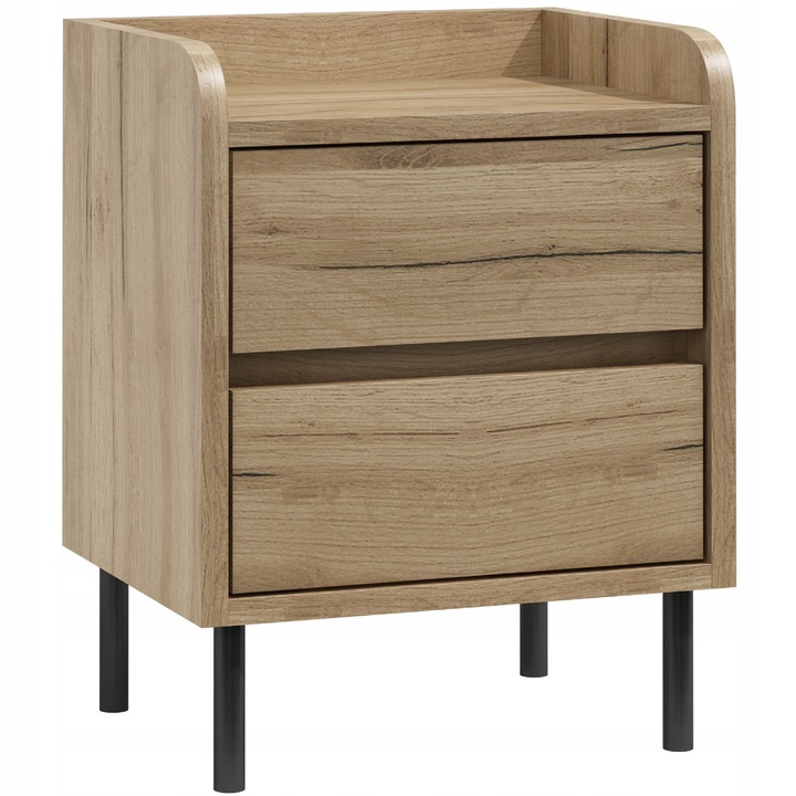 SZAFKA NOCNA N9 KOMODA STOLIK NOCNY CRAFT ZŁOTY