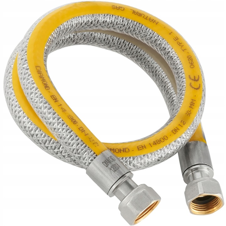 WAŻ PRZEWÓD GAZOWY DO GAZU ZIEMNEGO 1/2" WW PRZYŁĄCZENIOWY KUCHENKI -