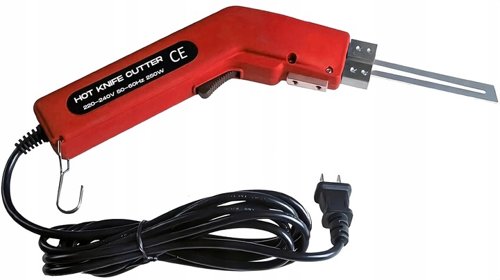 Nóż Termiczny do Styropianu 250W 600°C Żłobiarka Wycinarka + 3 OSTRZA