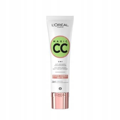 Fluid Do Twarzy CC Loreal Magic Anti Redness Krem CC Zielone Pigmenty 30 ml