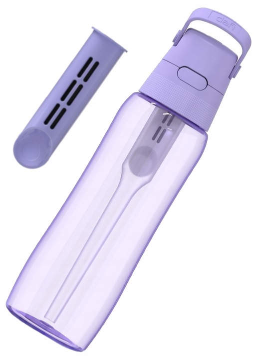 Butelka filtrująca wodę Dafi Solid LAWENDOWA barwiona 0,7l